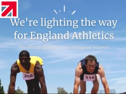 Midstream Lighting and England Athletics join forces