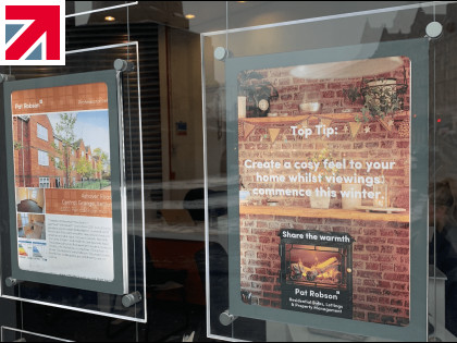 Mid West Displays Complete Two Projects for Newcastle Estate Agent