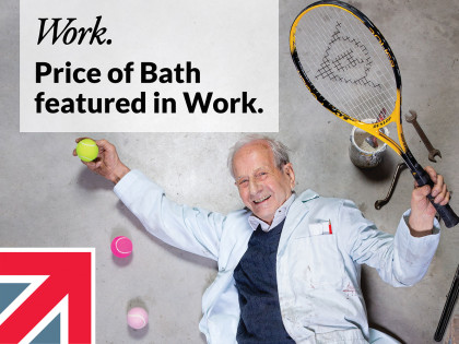 92-year-old Made in Britain member, Derek Price profiled by Work Magazine