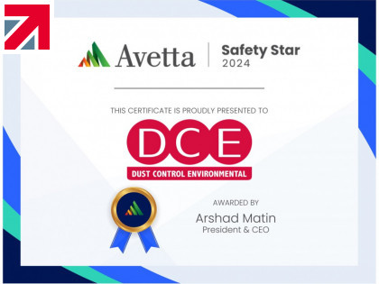 Dust Control Environmental receives prestigious Avetta Safety Star award