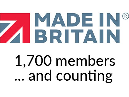 Membership of Made in Britain tops 1,700