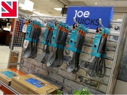 JOE WICKS displays proudly Made in Britain by RIPPLE