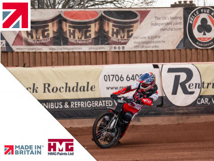Belle Vue Aces and HMG Paints renew partnership for supply of stadium coatings