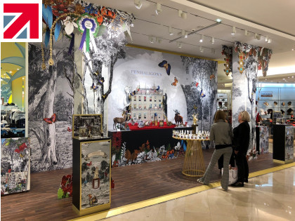 Pop up shop for Penhaligon's