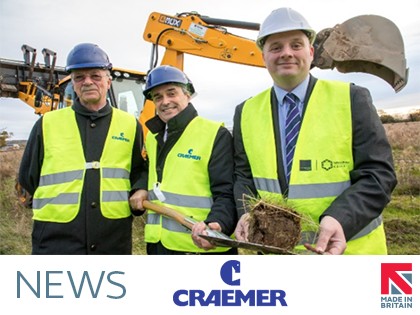 Craemer breaks ground for new factory at their site in Telford