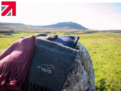 Glencroft scarf raises £1,100 to support  the Yorkshire Dales Three Peaks Project
