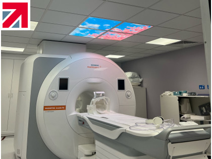 Colourful images transform dark MRI suites