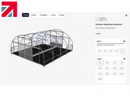 Northern Polytunnels launches toughest single span polytunnel to date – Now available to configure online