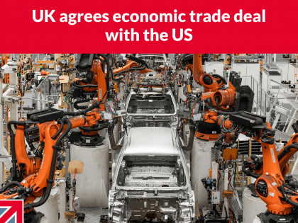 UK agrees economic trade deal with the US