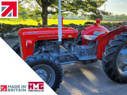 Massey Ferguson Tractor Restoration shines with HMG Paints Acrythane SC601