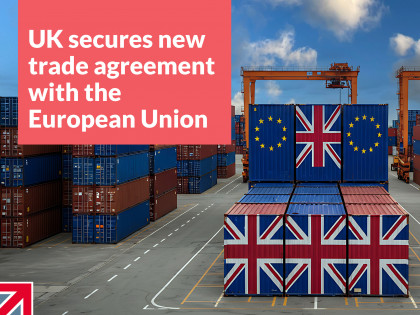 UK secures new trade agreement with the European Union