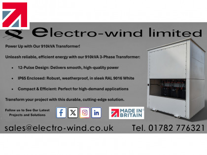 Power up  with our 910kVA transformer