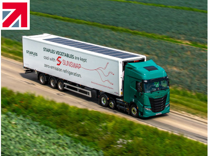 Staples vegetables adopt zero-emission transport refrigeration