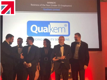 Qualkem Ltd win the title SCCCI Business of the Year