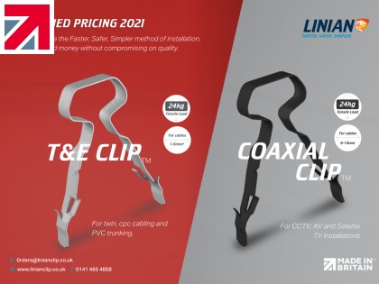 Price Realignment - LINIAN T&E Clips™ and Coaxial Clips™ - 2021