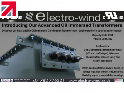 Introducing Electro-Wind's advanced oil immersed transformers