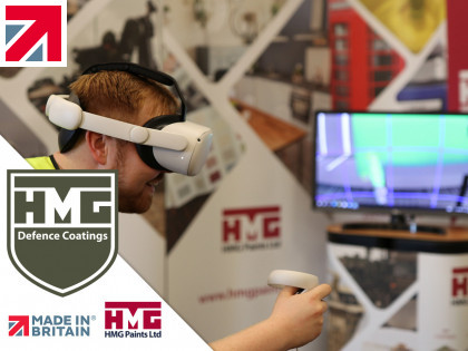 Enter the Metaverse with HMG Paints at DSEI 2023.