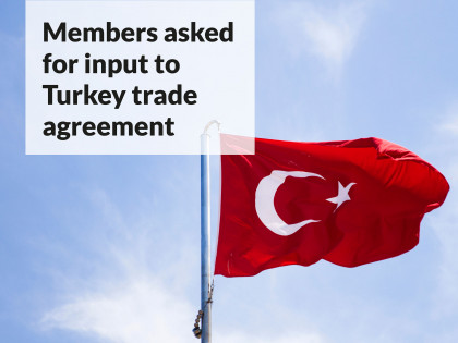 Members asked for input to Turkey trade agreement