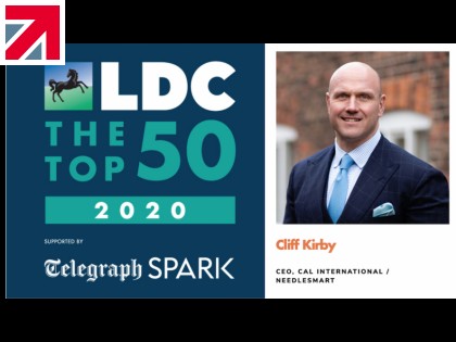 NeedleSmart’s CEO, Cliff Kirby, announced as one of LDC’s Top 50 Most Ambitious Business Leaders 2020