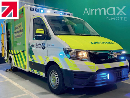 Airmax Remote appointed by St John Ambulance as exclusive provider of telematics