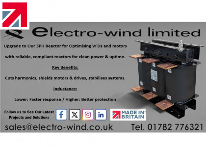 Electro-Wind's  3-Phase Reactors are engineered to deliver, maximising efficiency & extending equipment life