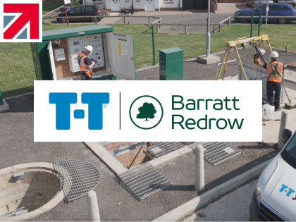 T-T appointed as framework supplier of pumping stations for Barratt Redrow PLC