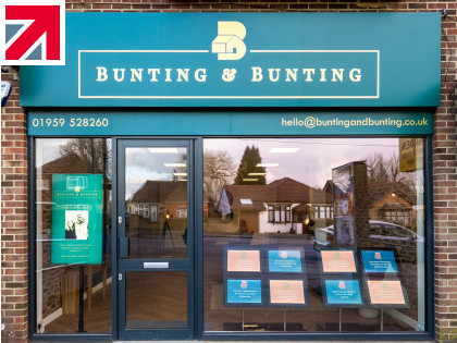 On trend property display for boutique estate agency
