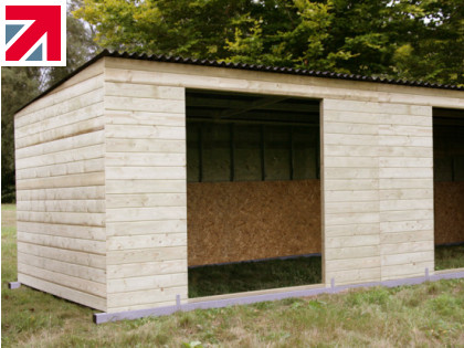 Ensure a warm, dry winter for equines with our horse field shelters - National Timber Buildings