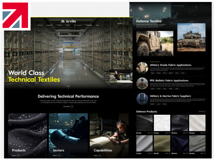 Proudly creating for Arville World Class Textiles - A Great British Co manufacturing in the UK