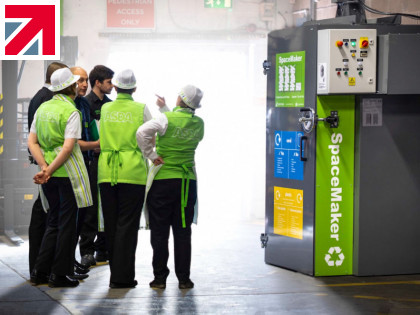 Three supermarkets take delivery of SpaceMate card compactors