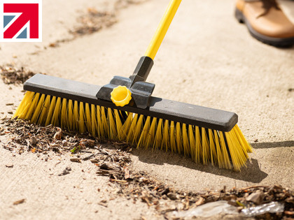 Unleash the power of clean: Introducing the Hillbrush Tornado Range – your ultimate heavy duty outdoor broom
