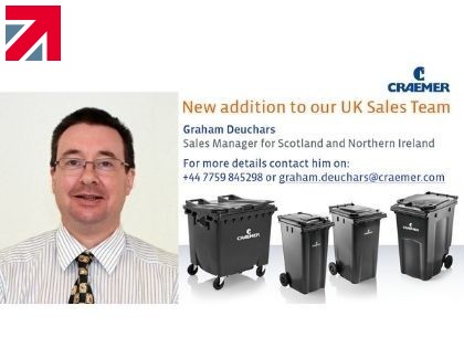 Craemer UK are pleased to announce the appointment of Graham Deuchars into their UK Environmental Products Sales Team.