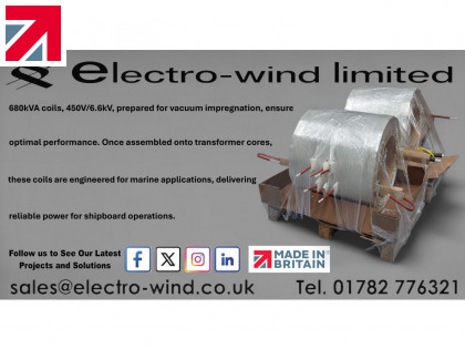680kVA coils, 450V/6.6kV, prepared for vacuum impregnation, ensure optimal performance