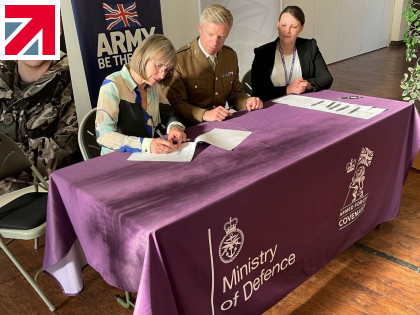 On parade – Emplas signs up to the Armed Forces Covenant