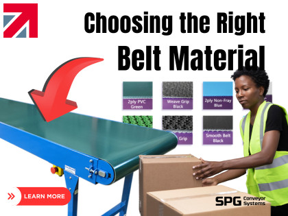 Choosing the right material for belt conveyors