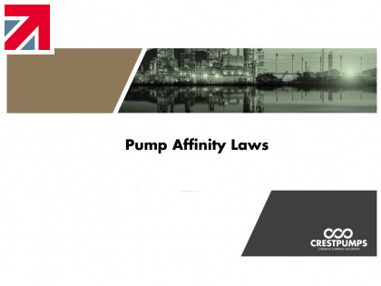 Pump Affinity Laws