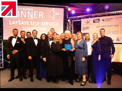 LapSafe® Celebrate Their Win At The Essex Countywide Business Awards