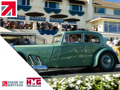 HMG Paints uncovers Aston Martin’s rare metallic green finish