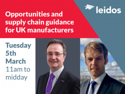 Leidos: Opportunities and supply chain guidance for UK manufacturers