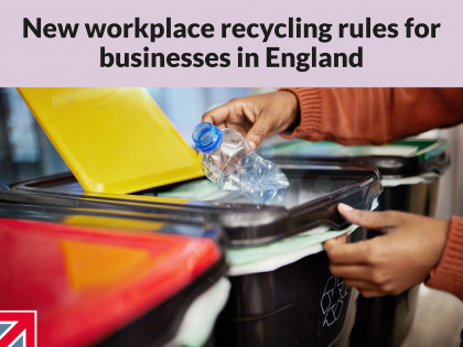 New workplace recycling rules for businesses in England