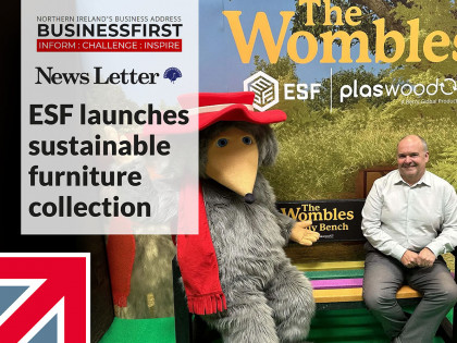 ESF launches 'Wombles' collection of sustainable furniture