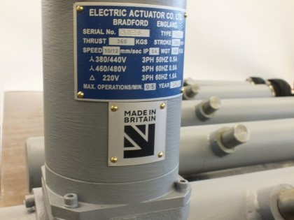 Electric Actuators now badged with the Made in Britain marque