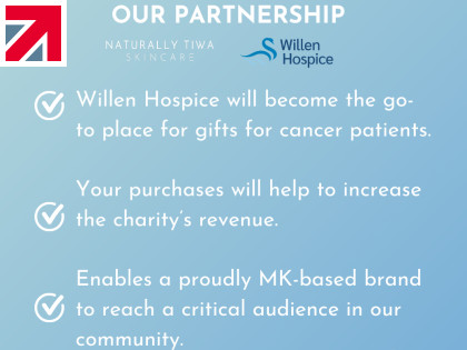 Naturally Tiwa Skincare Partners with Willen Hospice to Provide Purposeful Support
