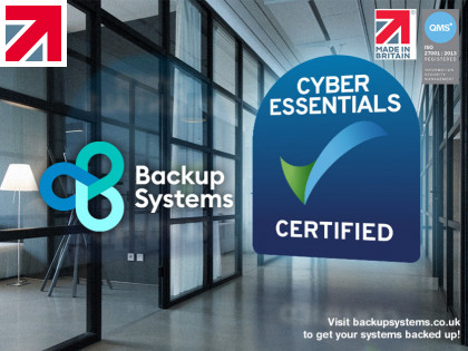 Backup Systems is Cyber Essentials Certified!