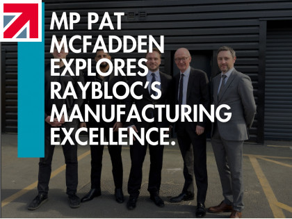 Local MP Pat McFadden visits Raybloc’s Headquarters in Willenhall