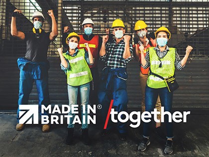 Made in Britain pledges support for the /together campaign