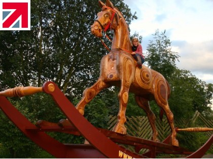 The world's biggest hand carved Rocking Horse!!!