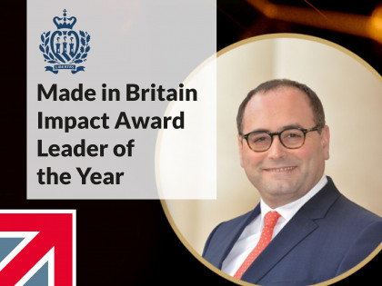 Made in Britain Impact Award Leader of the Year