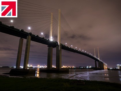 Queen Elizabeth II Bridge, M25 -  LED Street Lighting ‘One Supplier’ solution