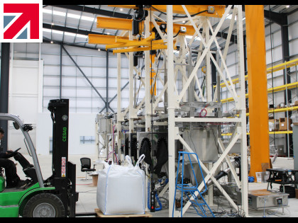 Spiroflow UK conduct factory acceptance test on bulk bag discharger